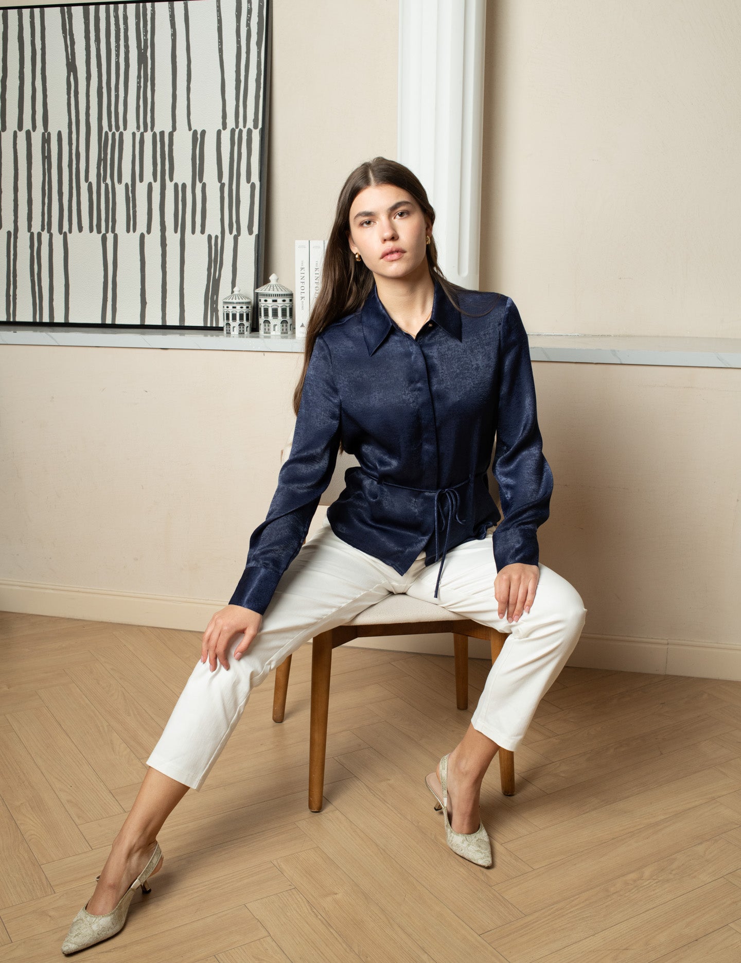 Twill pants, twill broek, twill cotton trousers, slim fit pants