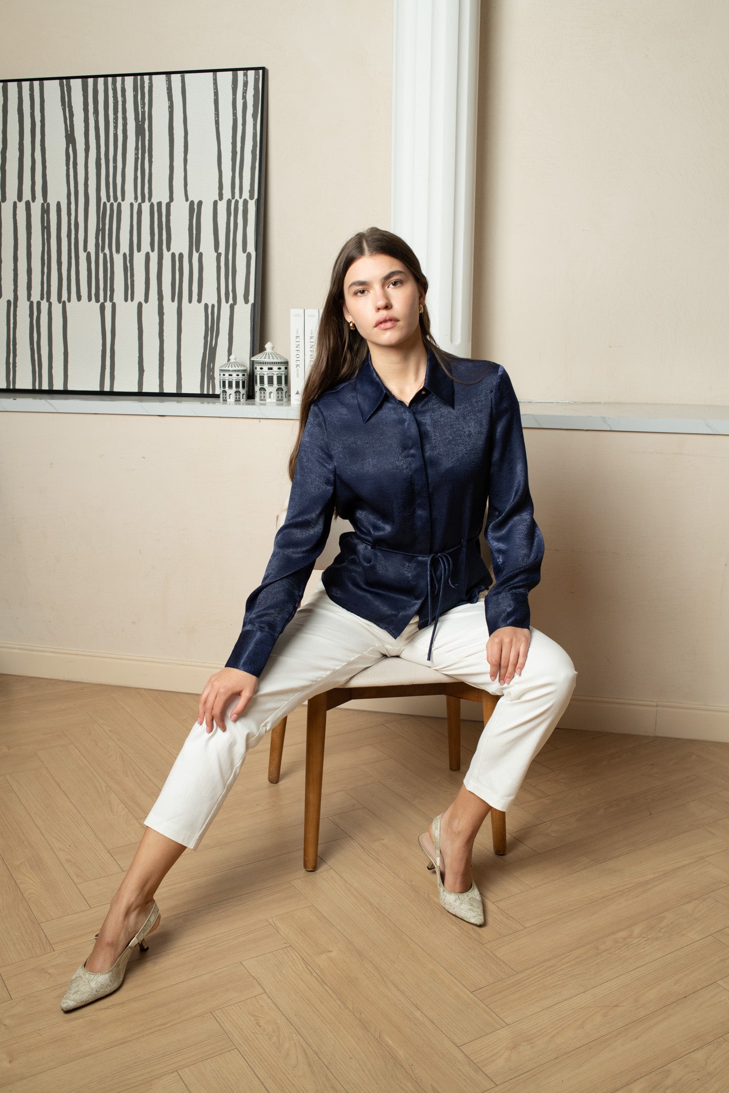 Twill pants, twill broek, twill cotton trousers, slim fit pants
