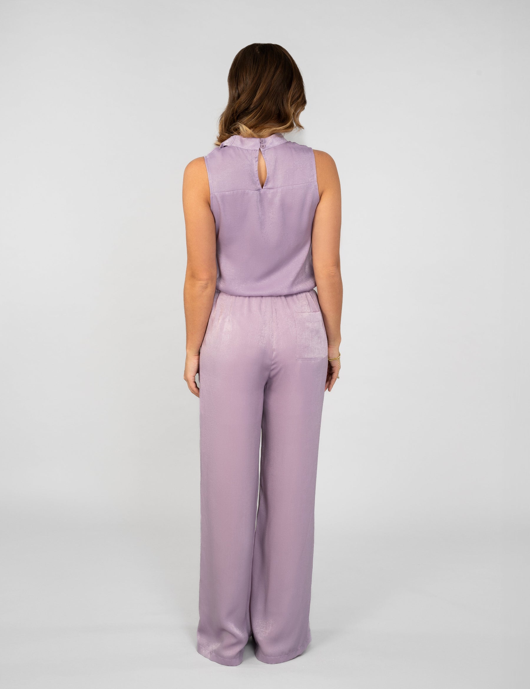 Satin pants, satijn broek, satijn pantalon, satin trousers, satin trousers with stretchy waistband