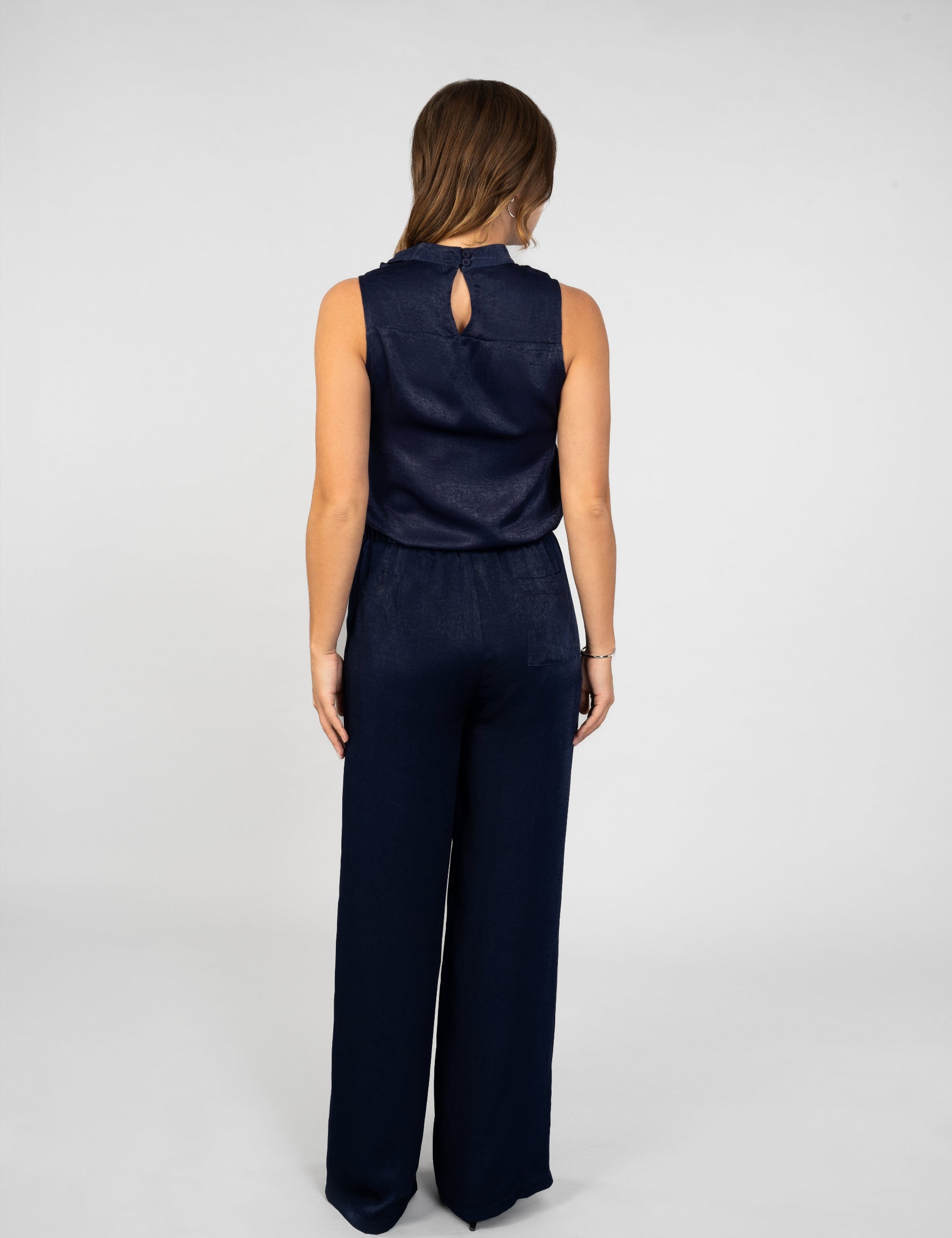 Satin pants, satijn broek, satijn pantalon, satin trousers, satin trousers with stretchy waistband