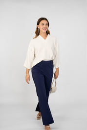 V top, v hals top, v neck top, comfortable top, flowy top, beach outfit, kantoor outfit, work outfit, office style