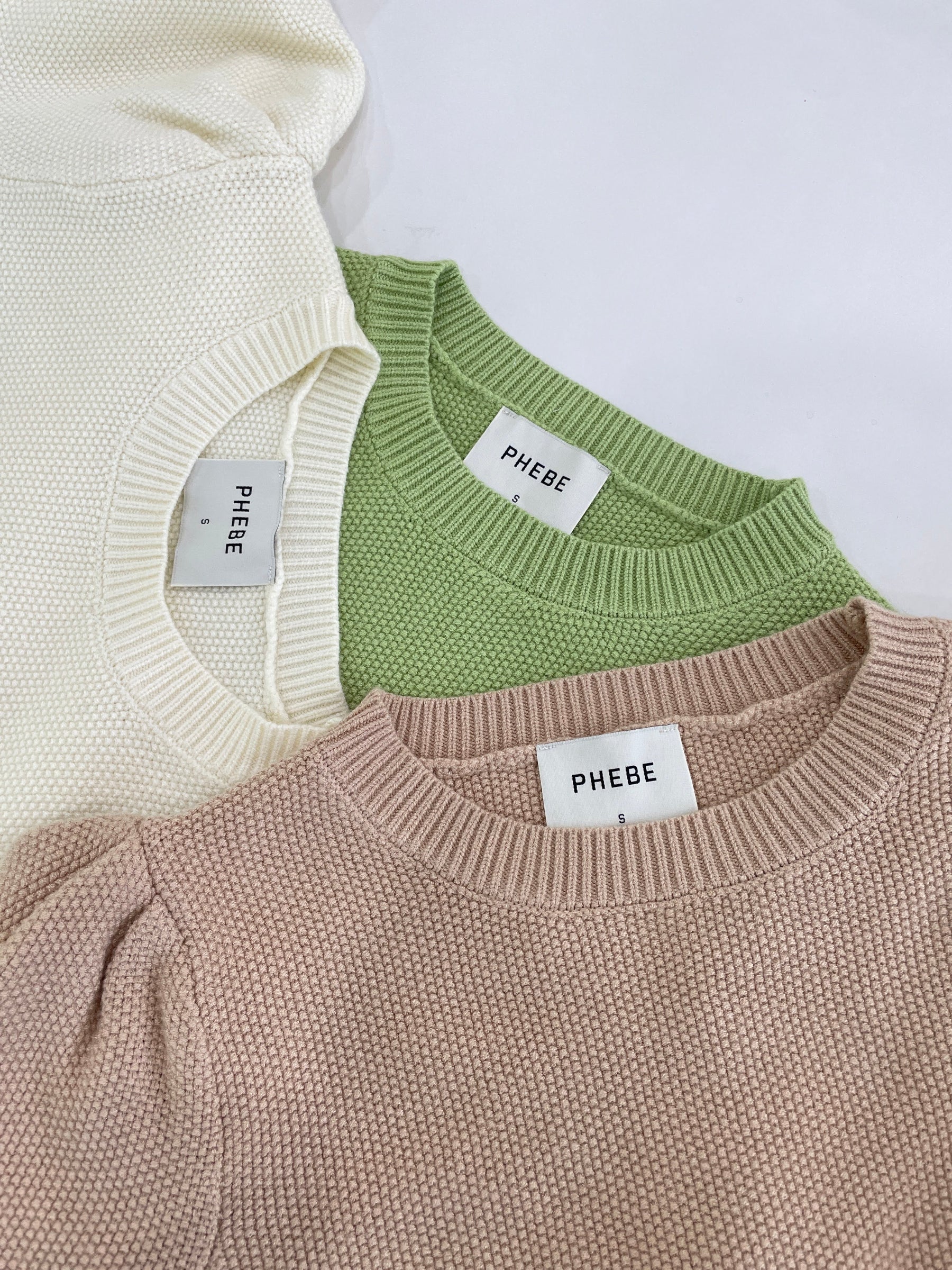 PHEBE knits, knitwear, warm cozy knits