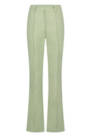 Pintuck broek in melange