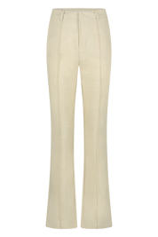 Pintuck broek in melange