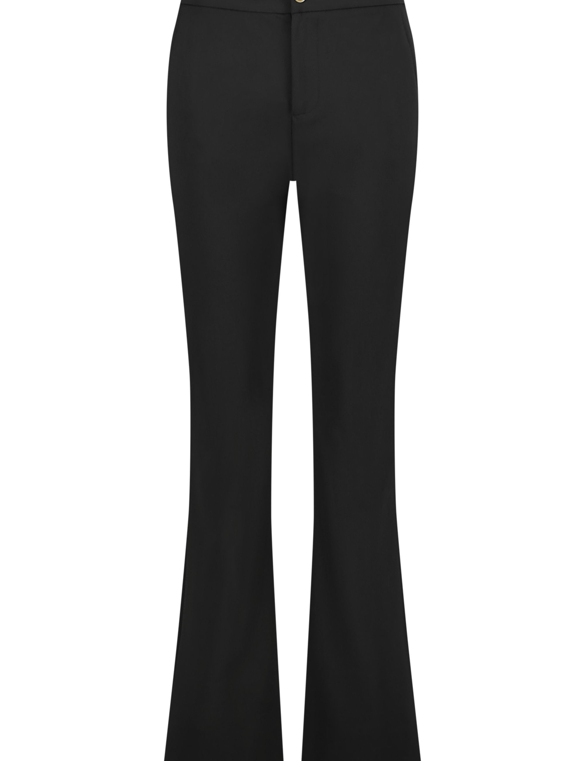 Flared Pants with Button in our Signature Fabric