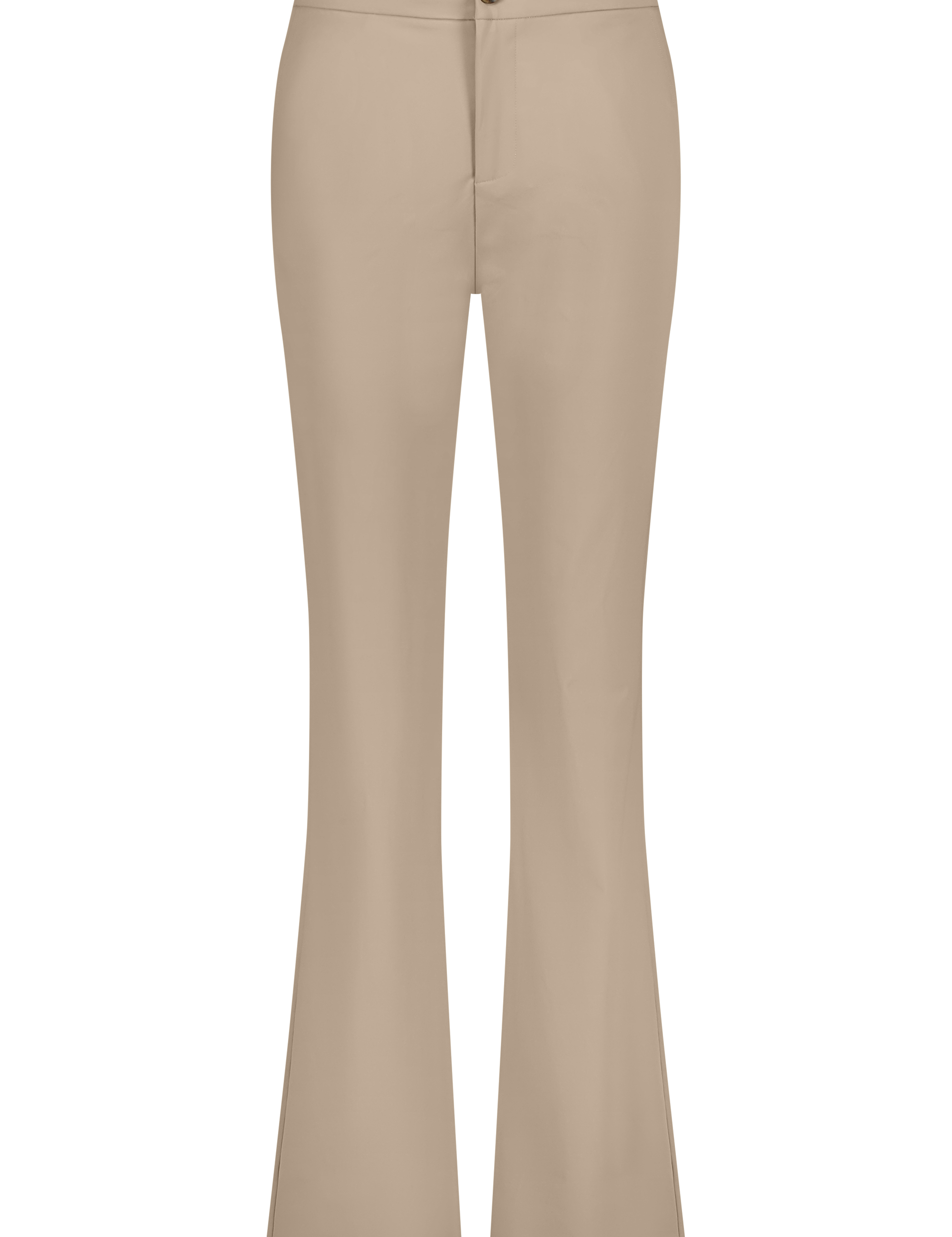 Flared Pants with Button in our Signature Fabric