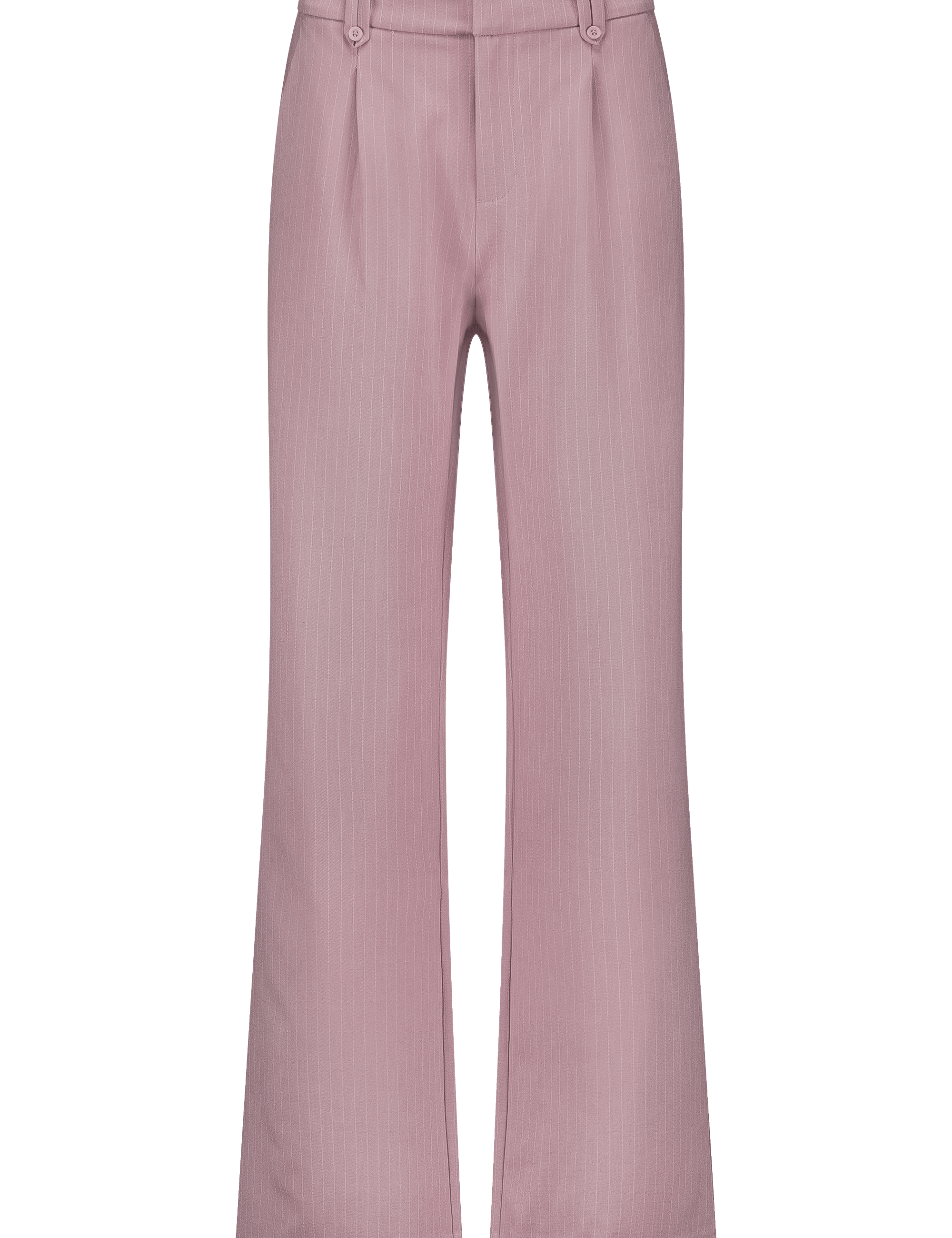 Pink pinstripe pleated pants wide leg 