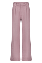 Pink pinstripe pleated pants wide leg 