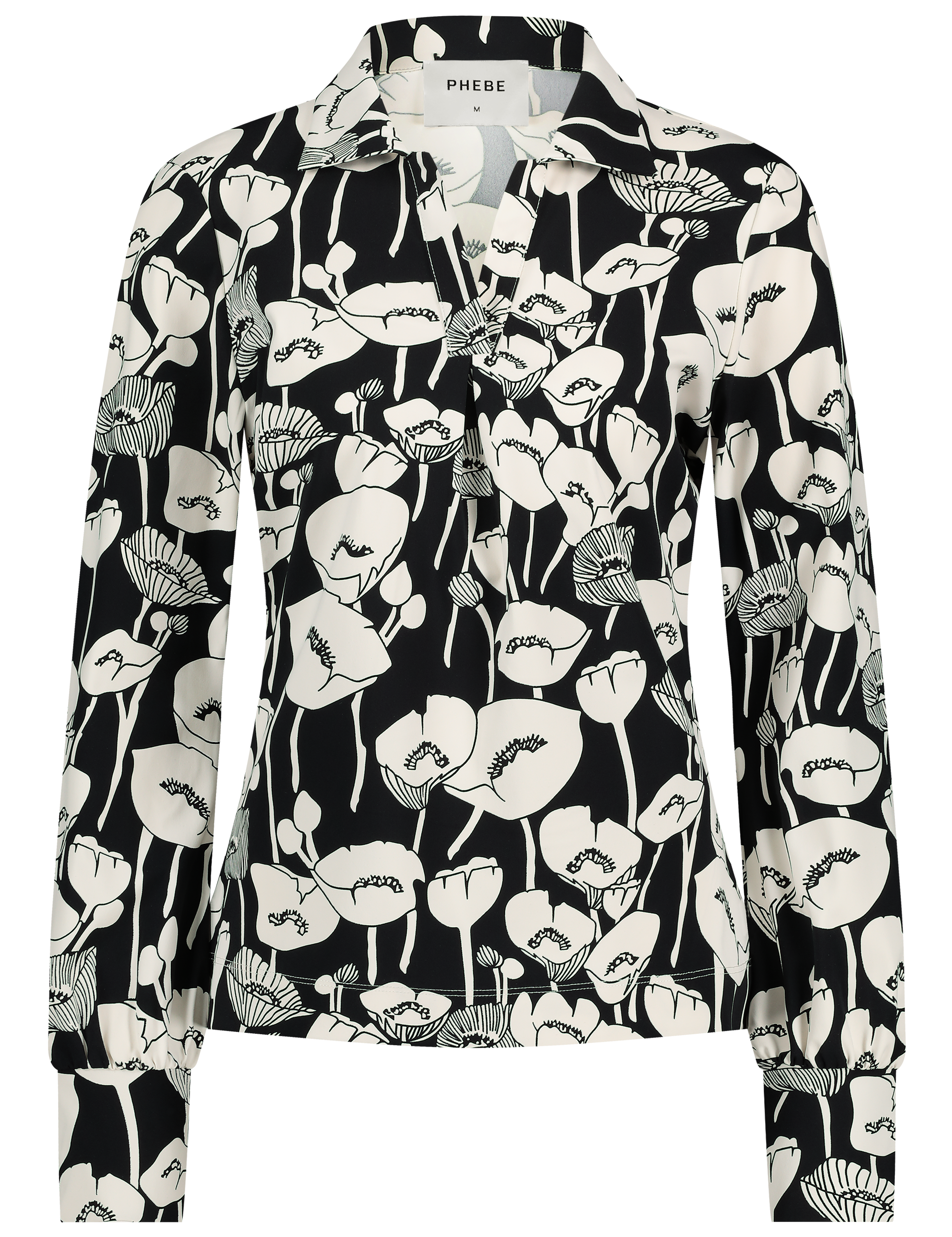 Top with open V-Neck in our Signature Fabric