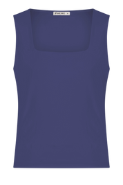 Tank Top with Squared Line in our Signature Fabric (Shorter)