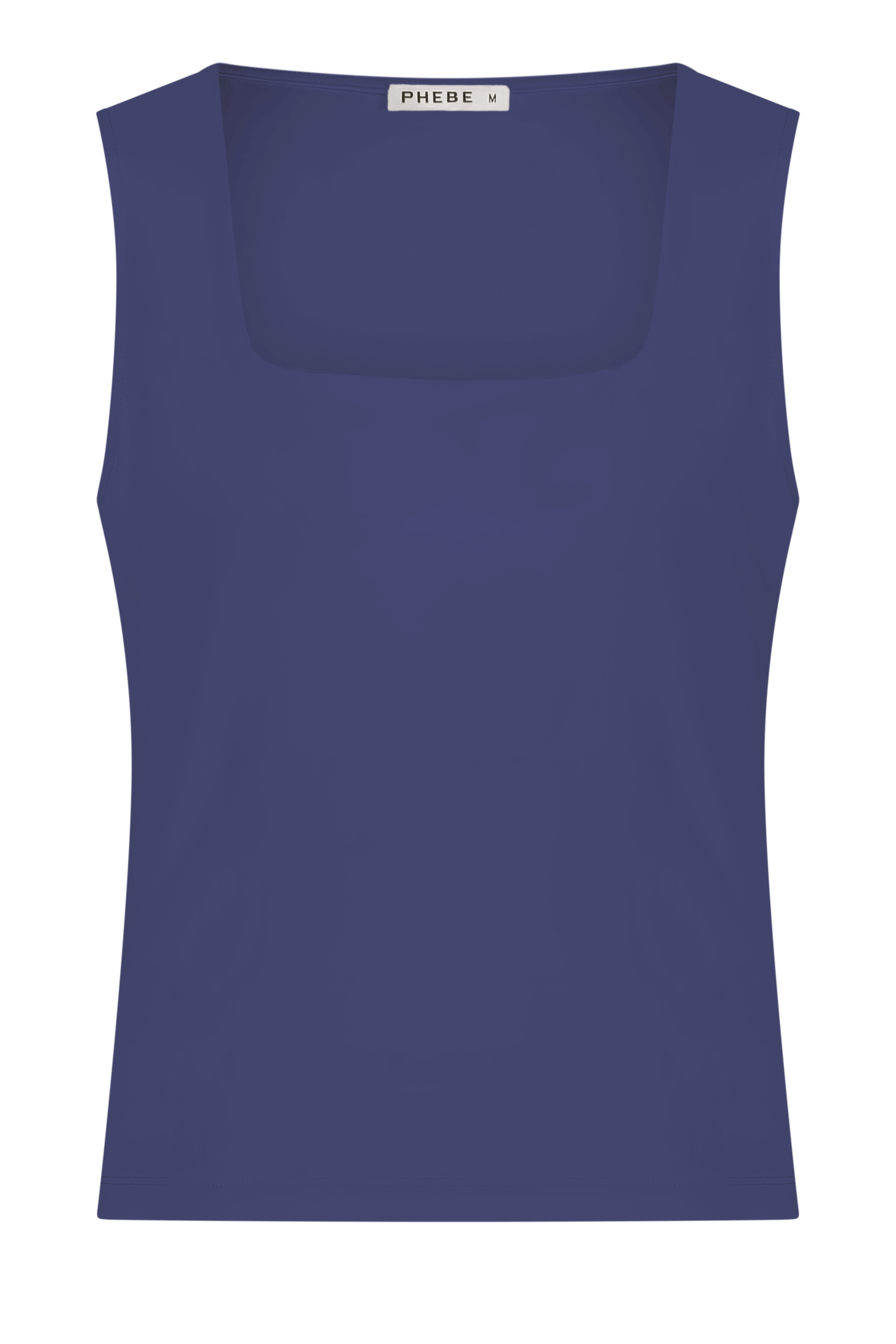 Tank Top with Squared Line in our Signature Fabric (Shorter)