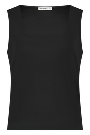 Tank Top with Squared Line in our Signature Fabric (Shorter)