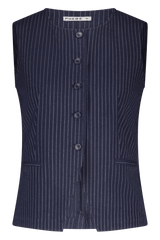 Vest in Pinstripe